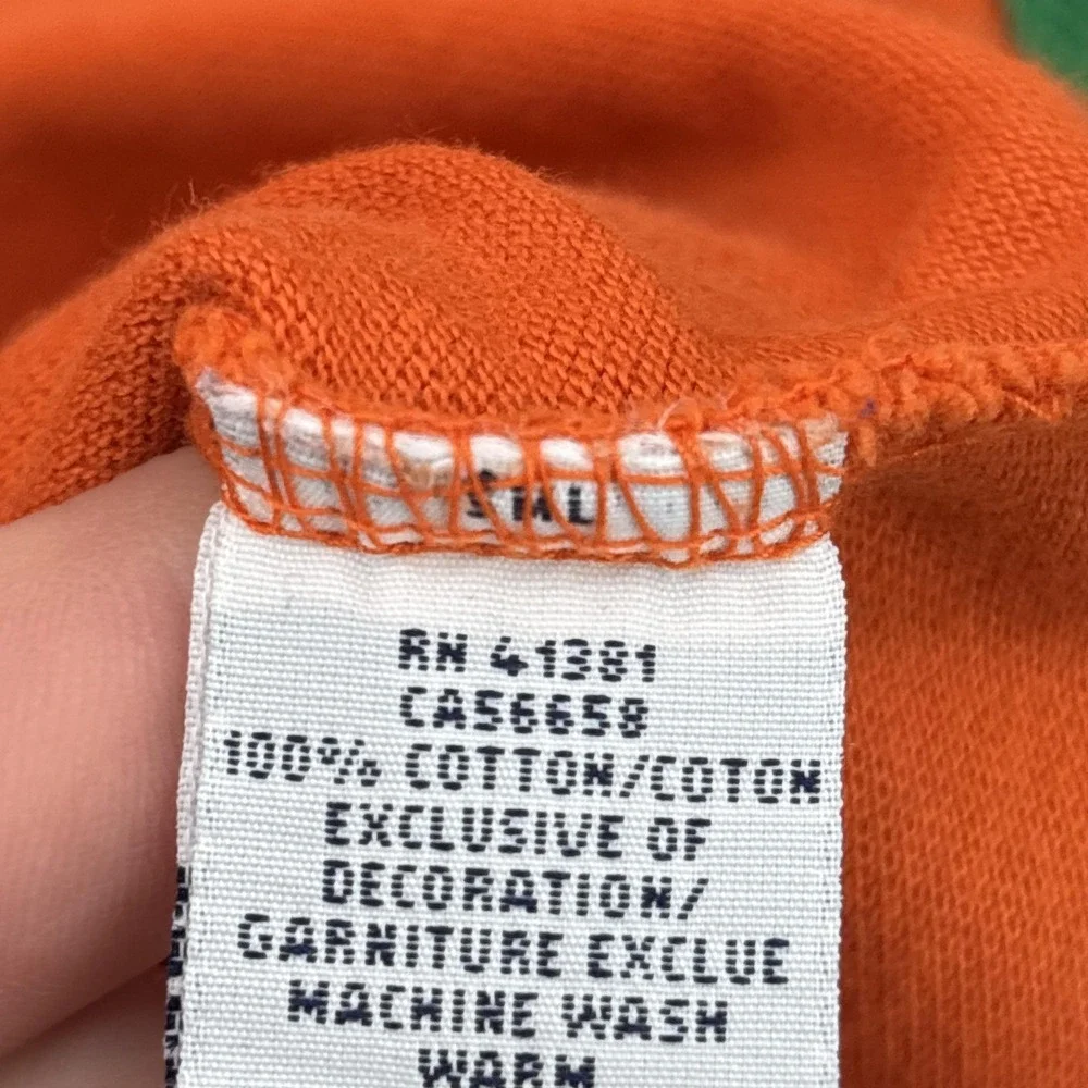 Polo Ralph Lauren Shirt Mens XL Orange Yellow Big Pony Custom Fit Pique 3 Patch